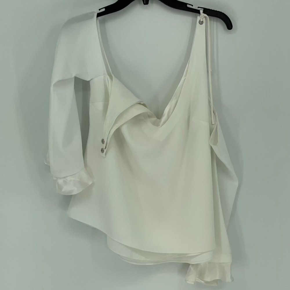 5a7 Women's White Sonia Top